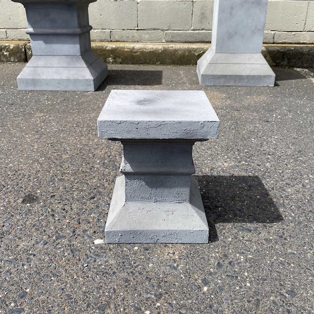 PLINTH, Pedestal - Faux Grey Stone 20 x 25cm H